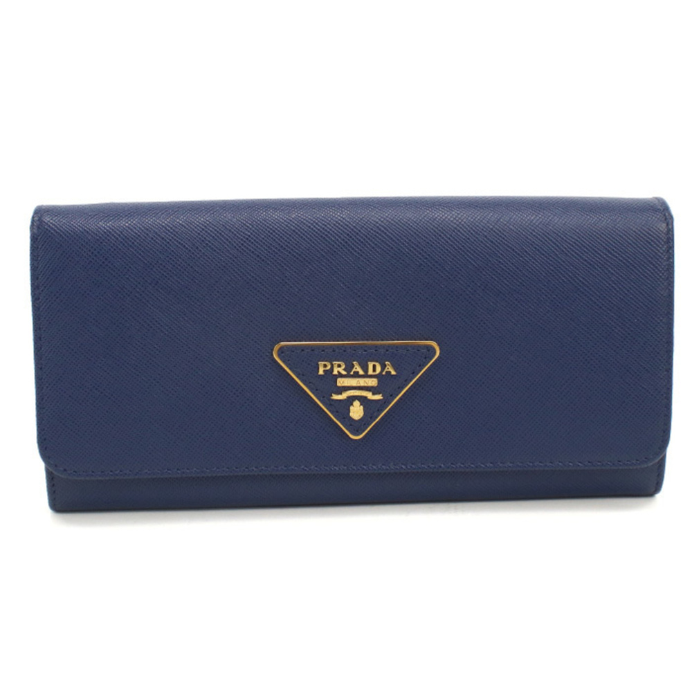 PRADA Prada Bi-fold Long Wallet 1M11132 Saffiano Leather Triangle Logo Women'...